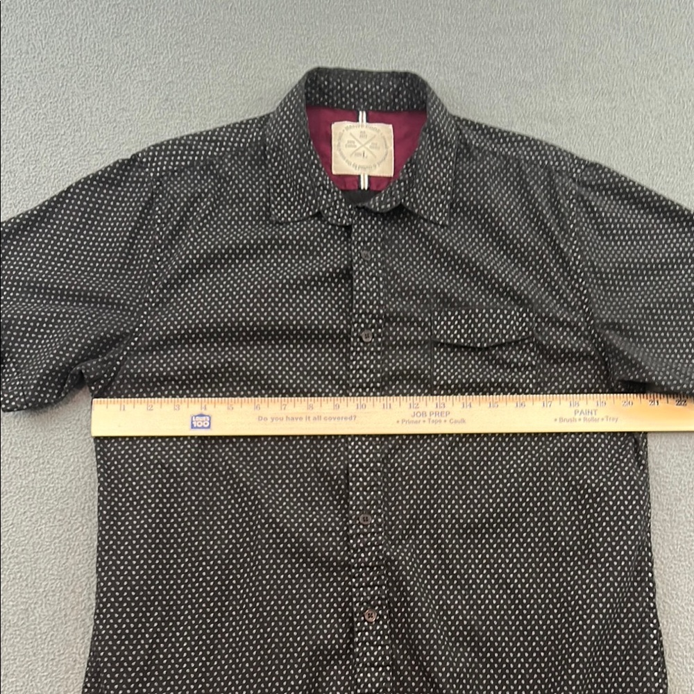 Native Code Men’s Black Patterned Short Sleeve Bu… - image 6